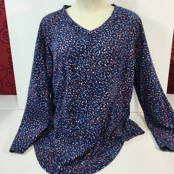 St John's Bay Active Patterned Sweater - Picture 4 of 5